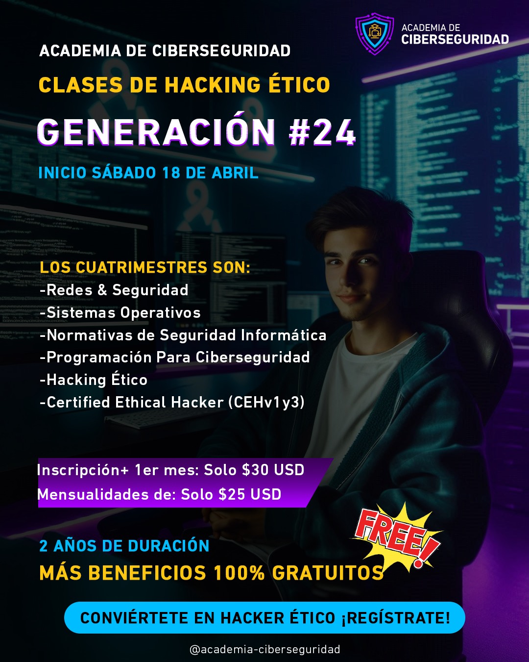 ¡Generación #24 - Clases de Hacking Ético!